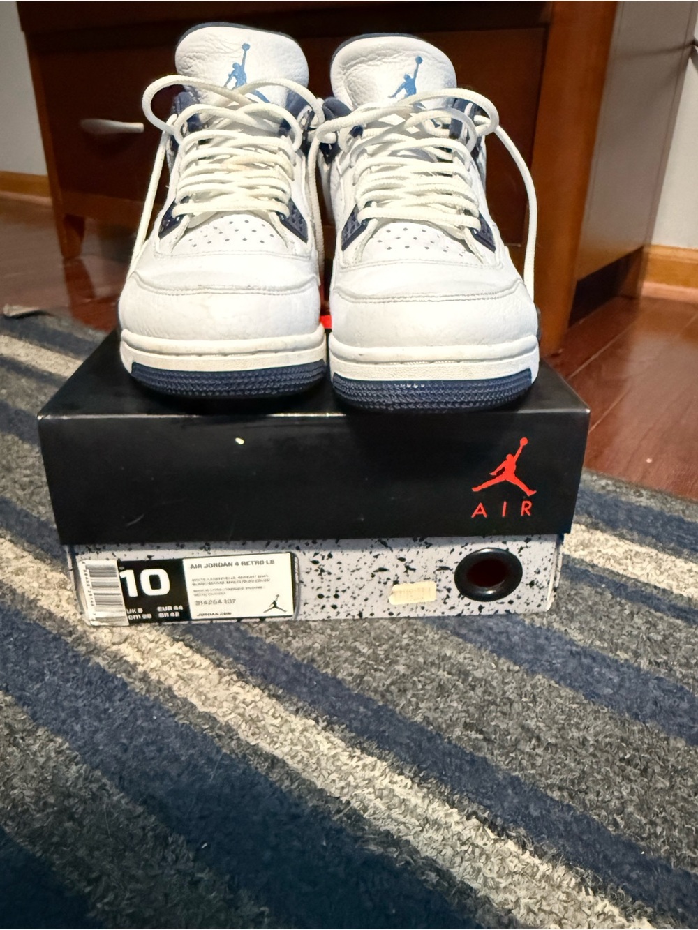 Men’s Jordan Retro 4 LS Columbia Basketball Shoes
